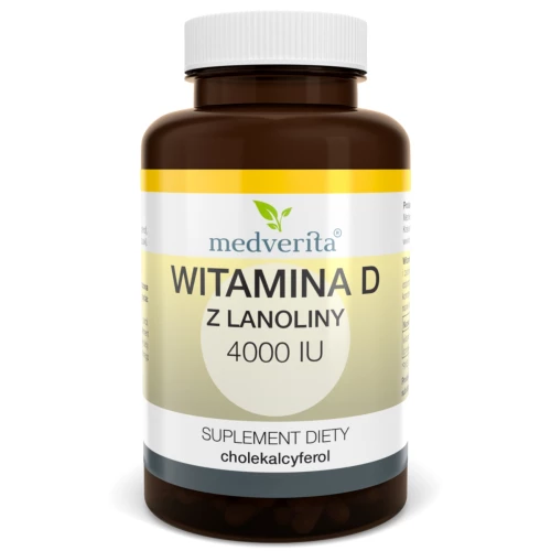 Medverita - Witamina D3 4000 IU - 60 kapsułek Medverita - Witamina D3 4000 IU - 60 kapsułek